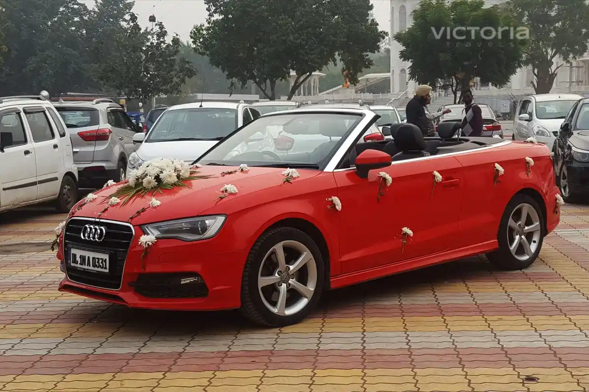 Convertible Audi A3 for Wedding Rental