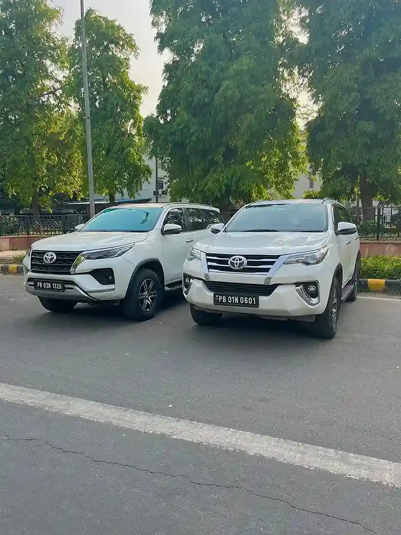 Fortuner Car on Rent Near Me