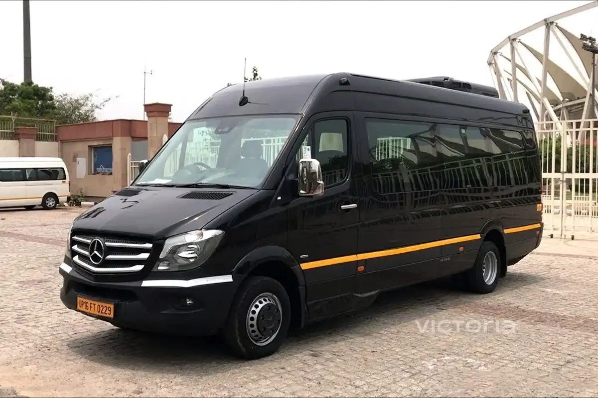 Hire Black Mercedes Sprinter on Rent