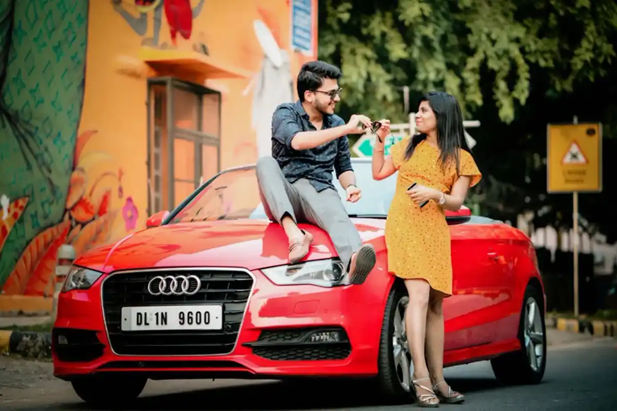 Hire Covertible Audi A3 for Pre Wedding Rental