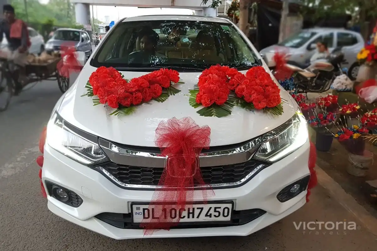 Honda City on Rent for Wedding