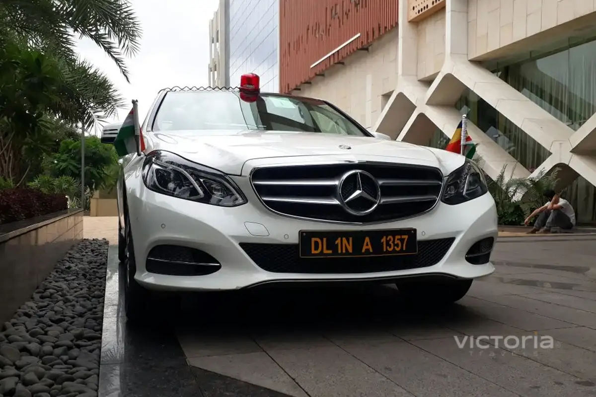 Luxury Black Mercedes E Class on Rent